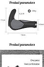 Грипси TUOTO BT-012 з ріжками, Lock, 135 мм. (BT-012), фото 6