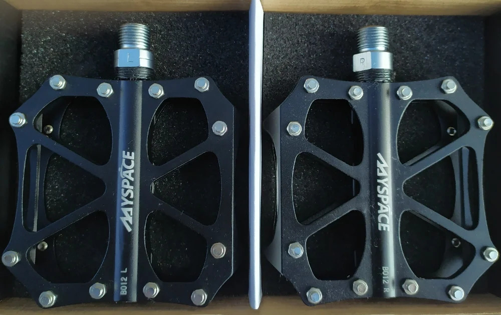 Педалі MySpace Х JTB-014 Пром. підшипники, 9/16" чорні (JTB-014-blk), фото 1