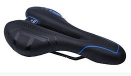 Велосипедна Сідло Lietu ZD-007BLUE з вентиляційним отвором