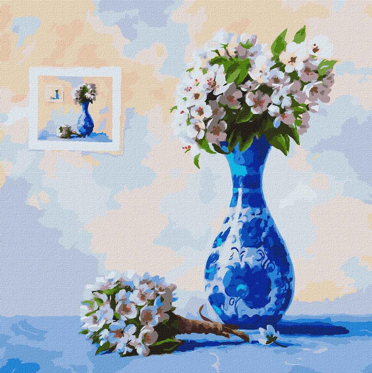 Картина по номерам. "Справжня весна натюрморт ©Ira Volkova" KHO 3147 30*30см