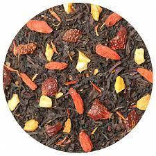 Чорний ароматизований чай годжі-чай Османтус