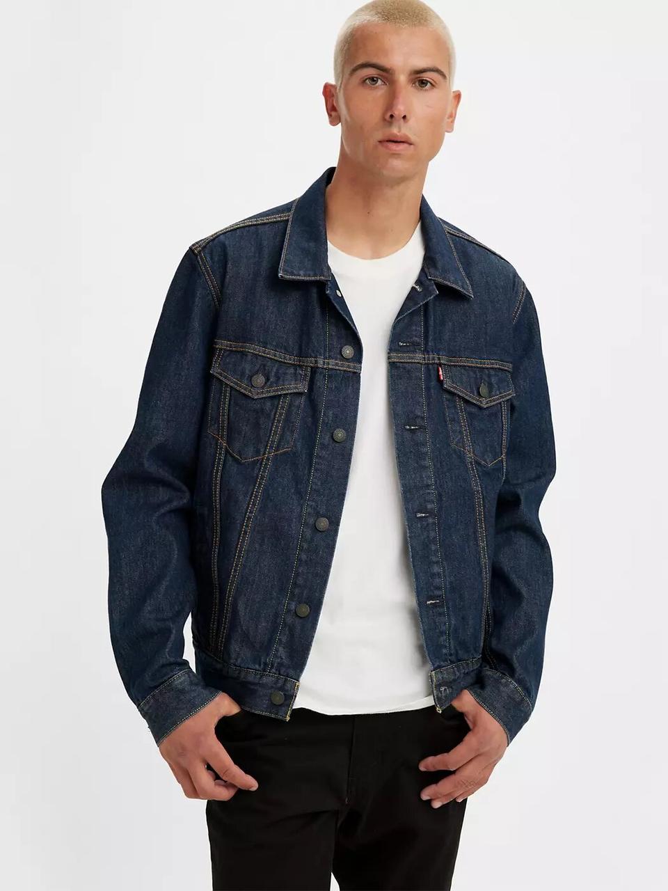 Джинсова чоловіча куртка Levi's оригінал, фото 1