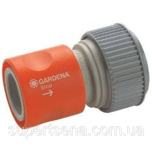 Коннектор стандартного з автостопом Gardena 19мм 3/4 і 16мм 5/8" 02914-29.000.00