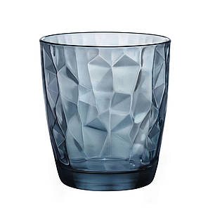 Склянка низька Bormioli Rocco Diamond Ocean Blue (синий, 300 мл), фото 2