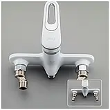 Змішувач для ванни Frap F2249, білий/хром, фото 3