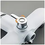 Змішувач для ванни Frap F2249, білий/хром, фото 5