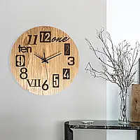 Дерев'яний настінний годинник Moku Kyoto (38 x 38 см)