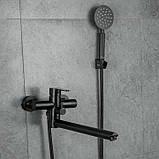 Змішувач для ванни Frap F22801-6, чорний, фото 2