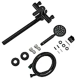 Змішувач для ванни Frap F22801-6, чорний, фото 7