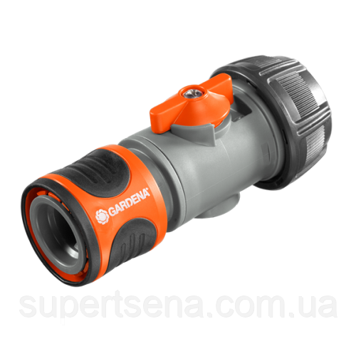 Коннектор с краном Gardena 19мм 3/4" 02943-20.000.00