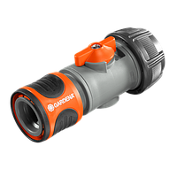 Коннектор с краном Gardena 19мм 3/4" 02943-20.000.00