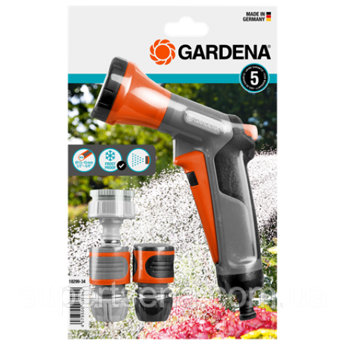 Пістолет для поливання + набір конекторів Gardena Classic 18299-34.000.00