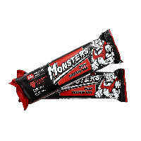 Протеиновые батончики Strong Max Monsters Strawberry 80g 28г белка со вкусом Клубники