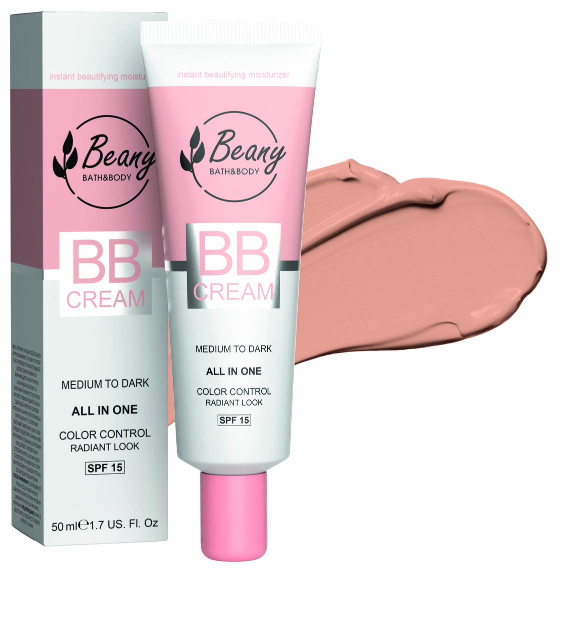 BB крем з SPF 15 Beany Medium to Dark, 50 мл