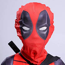 Костюм Дедпул із мечем і кріпленням Deadpool дитячий спандекс XL (130 см-140 см) ABC, фото 5