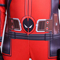 Костюм Дедпул із мечем і кріпленням Deadpool дитячий спандекс XL (130 см-140 см) ABC, фото 3