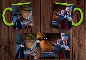 Чашка "Монстри на канікулах" / Кружка Hotel Transylvania No4 Салатовий