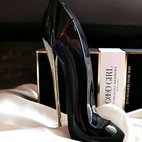 Жіноча парфумова вода Carolina Herrera Good Girl 80 ml аромат з нотами мигдалю, жасмину та ванілі у флаконі-туфельці. Інтенсивна