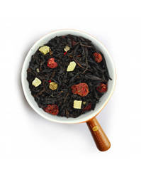 Чорний ароматизований чай Малиновий Османтус