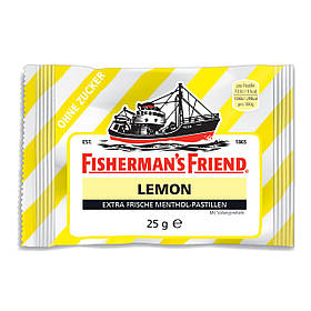 Льодяники Fisherman's Friend Lemon -  без цукру 25g