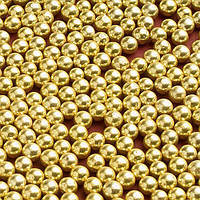 Сахарные шарики золото 6 мм