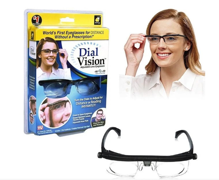 Окуляри з регулюванням лінз Dial Vision універсальні, фото 1