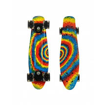 Пенніборд скейт 25, колеса PU світні до 80 кг двосторонній забарвлення, фото 2