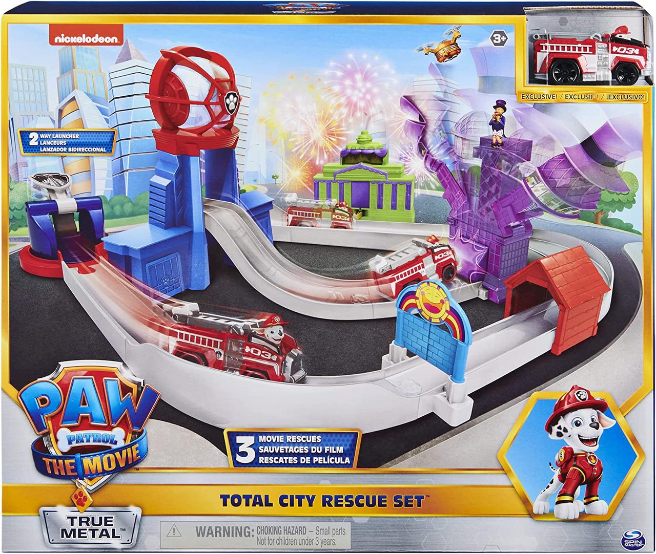Трек Щенячий патруль База спателів Маршала на пожежній машині Paw Patrol True Metal Rescue Set