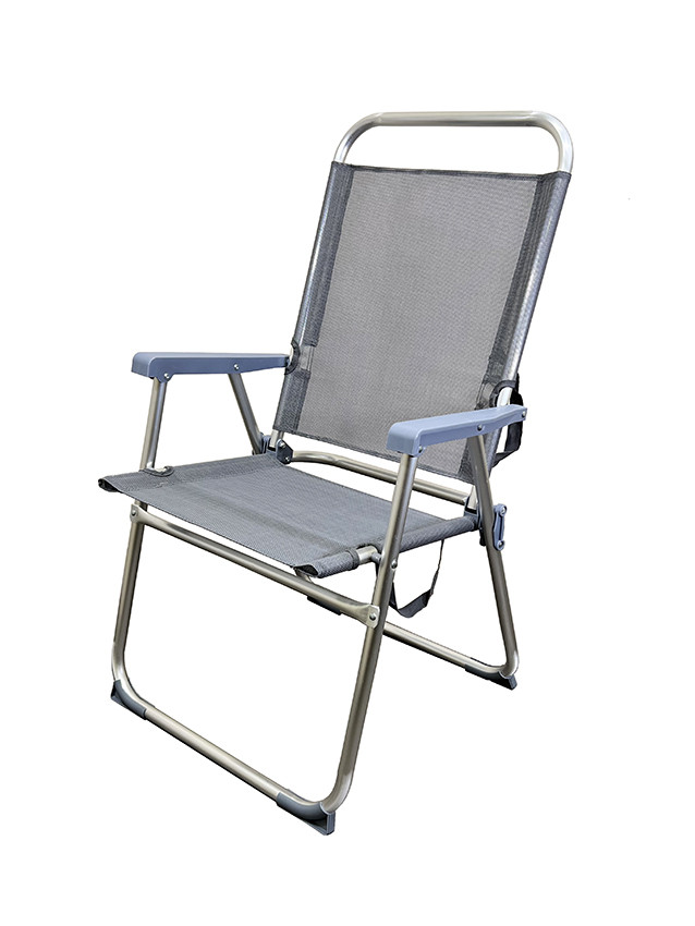 Складаний стілець з підлокітниками з текстилю для пікніка та дачі Levistella
