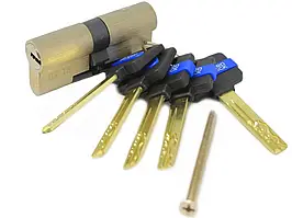 Циліндровий механізм Hard Lock K-серія ключ/ключ 80 мм 45х35 сатин