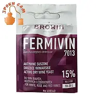 Дріжджі винні Fermivin 7013. Польща. Універсальний для всіх типів вин. Для фруктів, ягід та винограду.