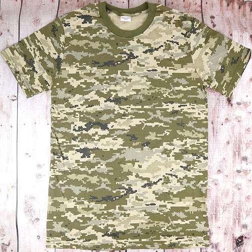 Футболка пиксель мультикам камуфляж зеленая мужская 50 (ID#1650970784 ...