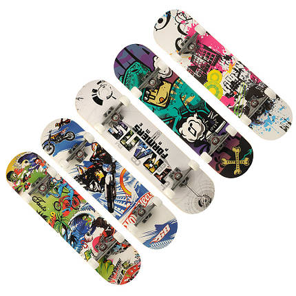 Дерев'яний скейт-канадський клен 835 наждак PU колеса, фото 1