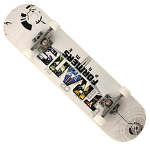 Дерев'яний скейт-канадський клен 835 наждак PU колеса, фото 5