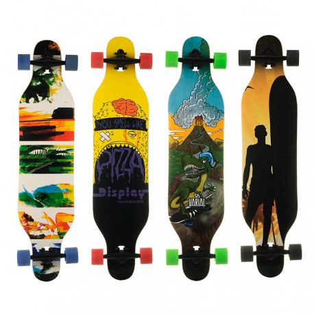 Скейт лонгборд 880 до 100 кг наждак, колеса PU