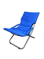 Складаний стілець з 4 положеннями спинки з текстилю з підлокітниками для пікніка та кемпінгу Levistella