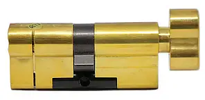 Циліндровий механізм Hard Lock K-серія ключ/ тумблер 80 мм 45х35T золото