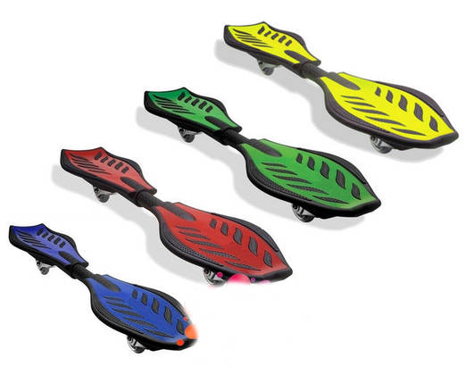 Рипстик 34 двоколісний з алюмінієвою рамою скейтборд скейт три кольори, фото 1