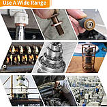 Набір з 280 щільних мідних кілець шайб, 12 видів, фото 4