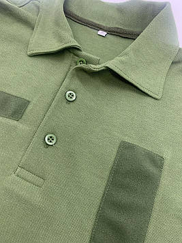 Футболка-поло хакки ЗСУ розмір М.