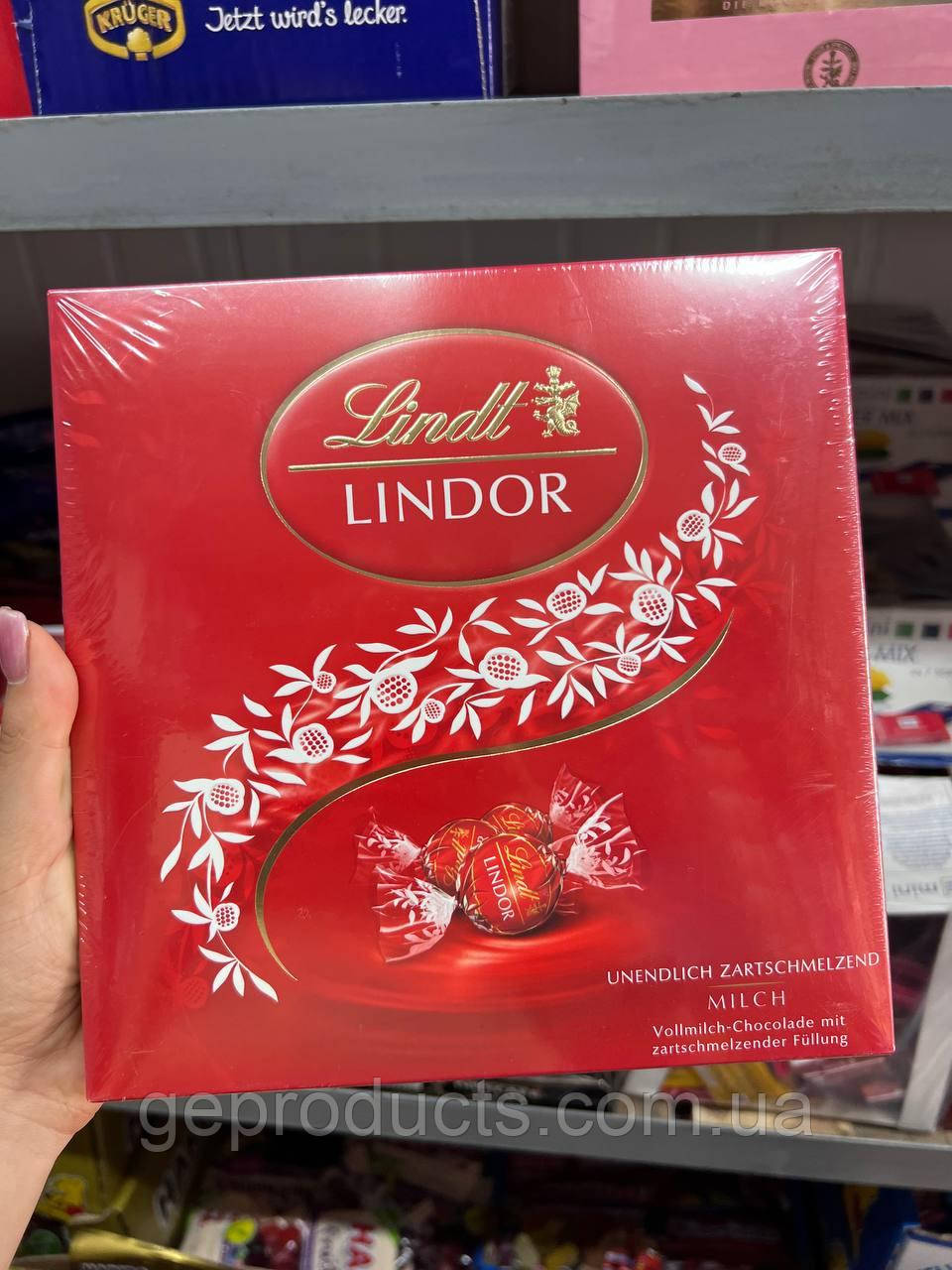 Цукерки🍬Lindt Lindor "Milk". 250 гр. Швейцарія.