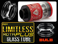 IJOY Limitless RDTA Plus Bulb Glass Tube. Колба для увеличения объема бака.