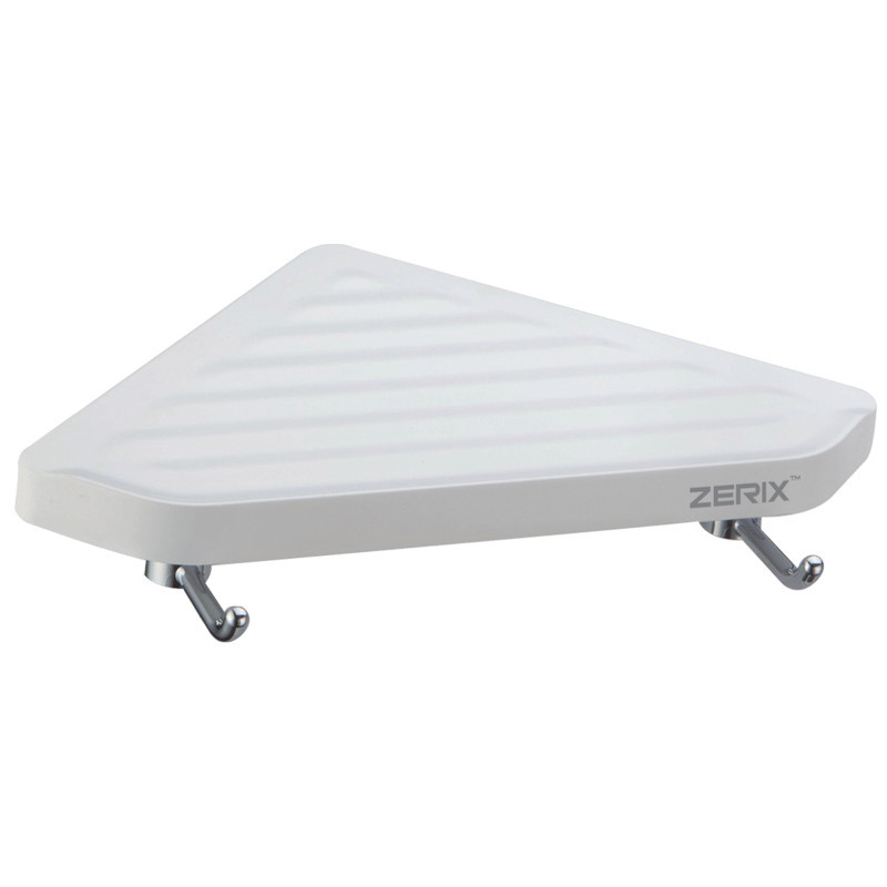 Полка угловая настенная пластиковая - 97 фото