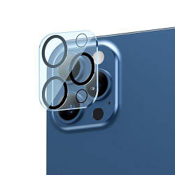 Захисне загартоване скло Baseus на камеру для iPhone 12 Pro Max Full-frame Lens Film (SGAPIPH67P-AJT02)