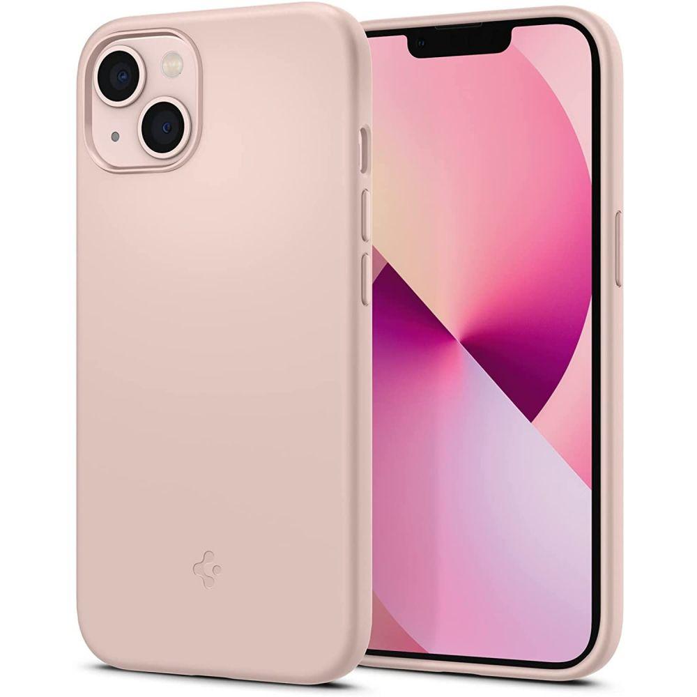 Чохол Spigen для iPhone 13 mini — Silicone Fit, Pink (ACS03900)