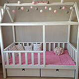 Ліжко будинок дерево 160*80, 140*70, 190*80 , 200*90 та ін., фото 2