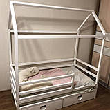 Ліжко будинок дерево, фото 3