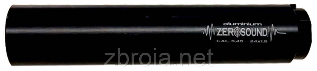 Глушник Zero Sound кал. 5,45x39. Різь М24х1.5 (алюміній)