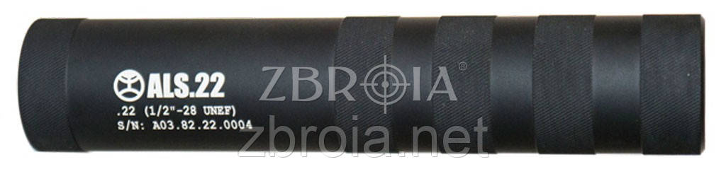 Глушник Steel ALS кал. 22 LR. Резьба 1/2"-28 UNEF