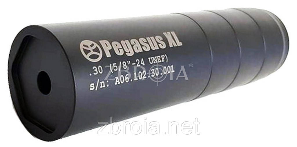 Глушник Steel Pegasus XL кал. 30. Резьба 5/8"-24 UNEF